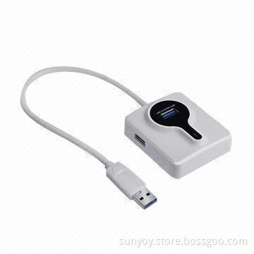 4-port USB 3.0 hub with DC socket